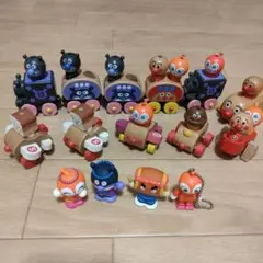 アンパンマン 木製列車と人形セット