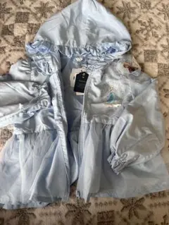 エルサ フリル付き水色ジャケット　コトリ　アナ雪