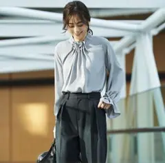 ルイルエブティック　パール長袖ブラウス