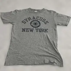Champion Syracuse New York Tシャツ L グレー