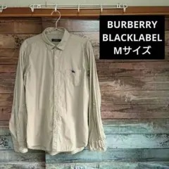 サイズ２【burberry】ブラックレーベル、シャツ、ベージュ、メンズ
