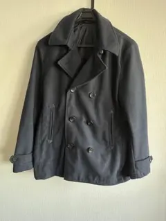 黒　ピーコート　L メンズ　GU