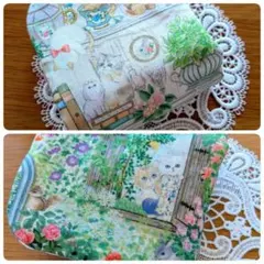 ゆきだるま様おまとめ☆ふわふわガーゼハンカチ⭐️ユキエモン☆シークレットガーデン