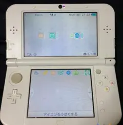 신형 닌텐도 3DS LL 본체 화이트 (번역 포함)