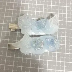 ホイップデコ ヘアピン 水色