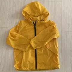 ユニクロキッズ ウィンドブレーカー イエロー 110