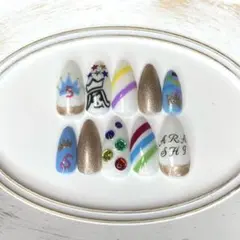 ✧現品✧ ネイルチップ 推し活 嵐