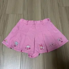 希少　メゾピアノスカート110cm 刺繍レトロ