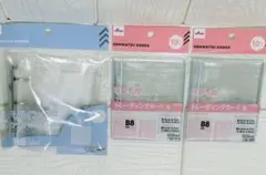 B8 3穴バインダー クリアポケットタイプ リフィル3点セット ダイソー