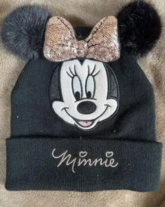 H&M ミニーマウス 耳付きニット帽