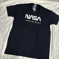 デッド　【M】　NASAロゴ　公式ライセンス　Tシャツ　フルーツオブザルーム　黒