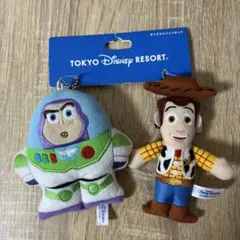 東京ディズニーリゾート バズ・ライトイヤー ウッディ キーホルダー