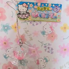 ご当地キティ　根付け　奈良　ハス