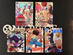 ワンピースカード ROUND1 プロモ 5枚セット ロビン ナミ チョッパー 等