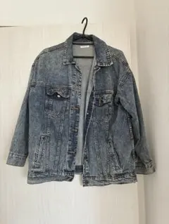 ♥ブルーデニムジャケット♥大きめMサイズ♥