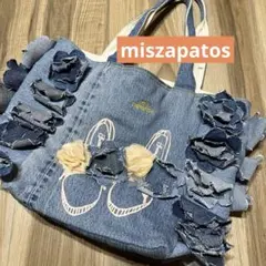 miszapatos/デニム/トートバッグ/花柄/デニム/装飾バックのサムネイル