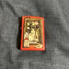 Zippo ライター 本体 レッド デザイン
