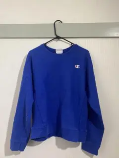 Champion 青 トレーナー reverse weave