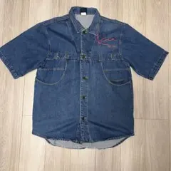 さ*む様 90s karl kani denim shirtのサムネイル
