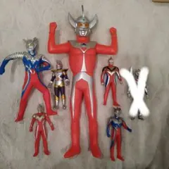 ウルトラマン　ソフビフィギュア6体セット