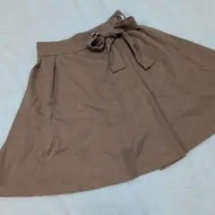 マジェスティックレゴンSリボン付きフレアスカート