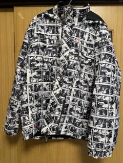 AIRWALK フード付きジャケットジャンパースキーウェア 白黒