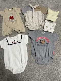 ロンパース　短肌着（3ヶ月のみ使用）セット