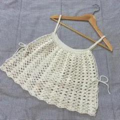 コットンキャミソール　ハンドメイド