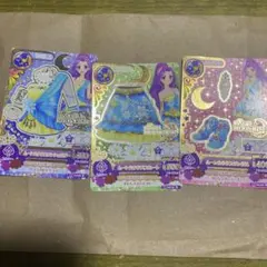 アイカツカード 3枚セット 神崎 美月 ムーンカクタスコーデ