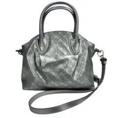 GHERARDINI ソフティ ハンドバッグ 2way シルバー