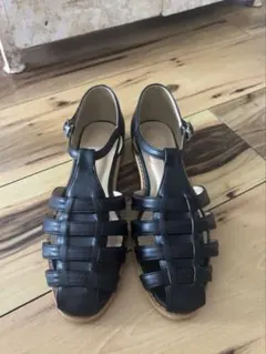 【美品】シンプリシテェ　グルカサンダル黒L simpliciteのサムネイル