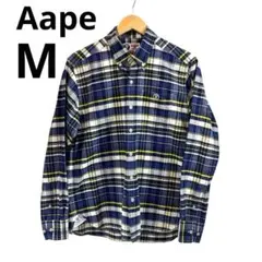 Aape エーエイプ チェック ネルシャツ M 長袖シャツのサムネイル