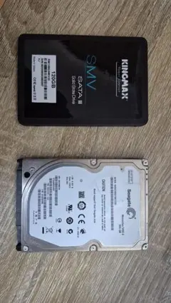 KINGMAX 120GBSSD Seagate 500GBHDD