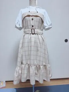 【11/18まで】 【匿名配送】 axes femme パーカー風 ワンピース