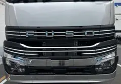 メッキ色 FUSO 17 スーパーグレート グリルステッカー ※画像はシルバー 