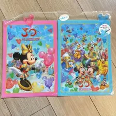 東京ディズニーリゾート 30周年 クリアファイル 2枚セットのサムネイル
