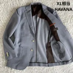 極美品✨ウィルクスバッシュフォード×ハバナ　サマージャケット　千鳥格子　ブルーのサムネイル