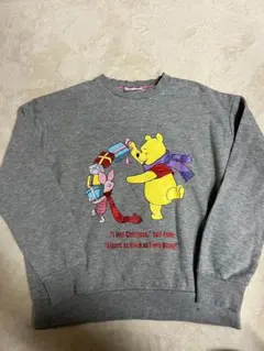 USA古着　プーさんとピグレットのスウェット　M