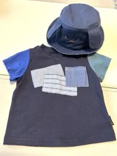 コムサイズム Tシャツ80とハット セット売り