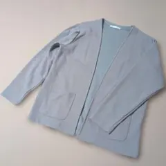 ikka イッカ　カーディガン　ライトブルー　Lサイズのサムネイル