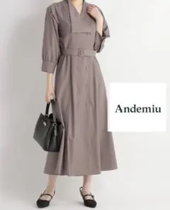 お値下げ！Andemiu ヘンケイカラーワンピース
