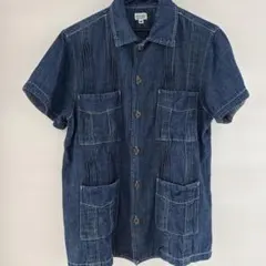 go slow caravan AOZORA BLUE HEAVENデニムシャツのサムネイル