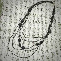 H&M新品エスニック風5連ロングネックレス