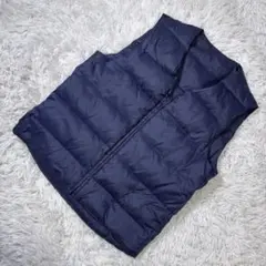 【美品】ITOKIN リアルダウンベスト 紺 38 インナーダウンにも◎