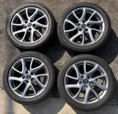 マツダ 純正 17インチ アルミホイール ダンロップ タイヤ 4本セット