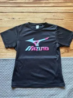 ミズノ半袖Tシャツ ブラック レディース スポーツウェアのサムネイル