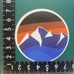 防水ステッカーシール1150    自然　山　パタゴニア風