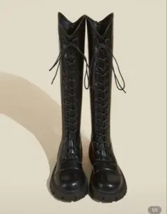 SHEIN ロングブーツ 黒