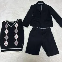 フォーマルスーツ ジャケット ベスト ショートパンツ 100cm~