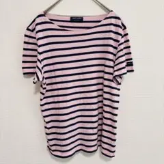 SAINT JAMES 半袖 ボーダー Tシャツ ピンク ネイビー XSのサムネイル
